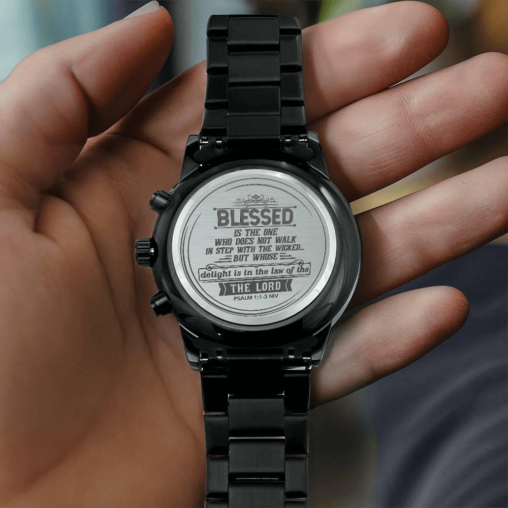 Men's Watch, Blessed is the One, Psalm 1:1-3 NIV